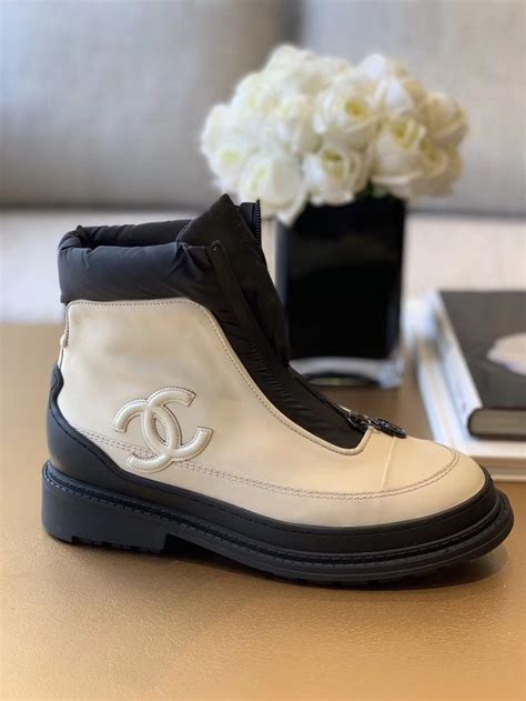 chanel curling short ankle boot|chanel shoes winter 2021.